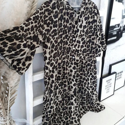 Aragon® | Elegant klänning med leopardtryck