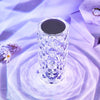 Ladda in bild i Galleri Viewer, Lumio® | 16 färger rosa strålar kristall diamant bordslampa