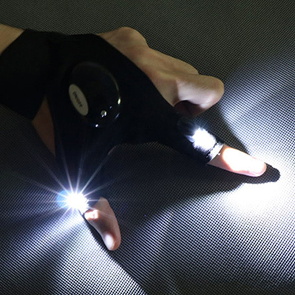 WristlightGloves® | Vattentät LED-nattlampa för handskar