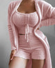 Ladda in bild i Galleri Viewer, Mindy® | Sammet pyjamas set Crop Top