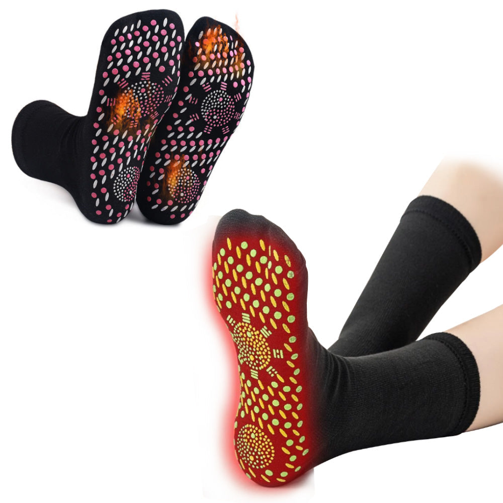 Socksdot® | Termoterapeutiska strumpor för fotmassage.