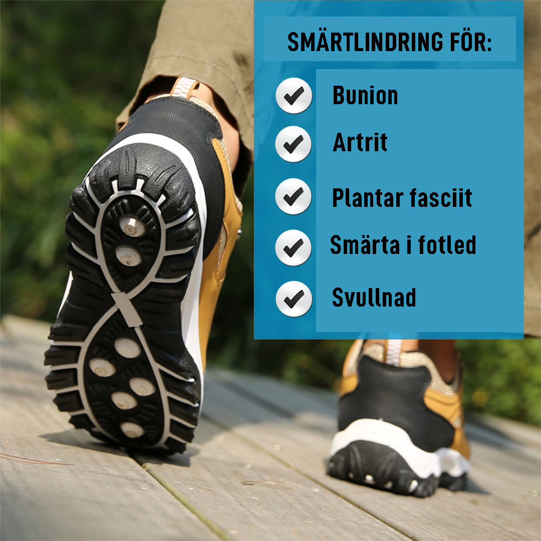 InShoes® | Ergonomiska smärtlindrande skor för utomhusbruk