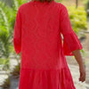Ladda in bild i Galleri Viewer, Loora® | Löst hålig spetsklänning