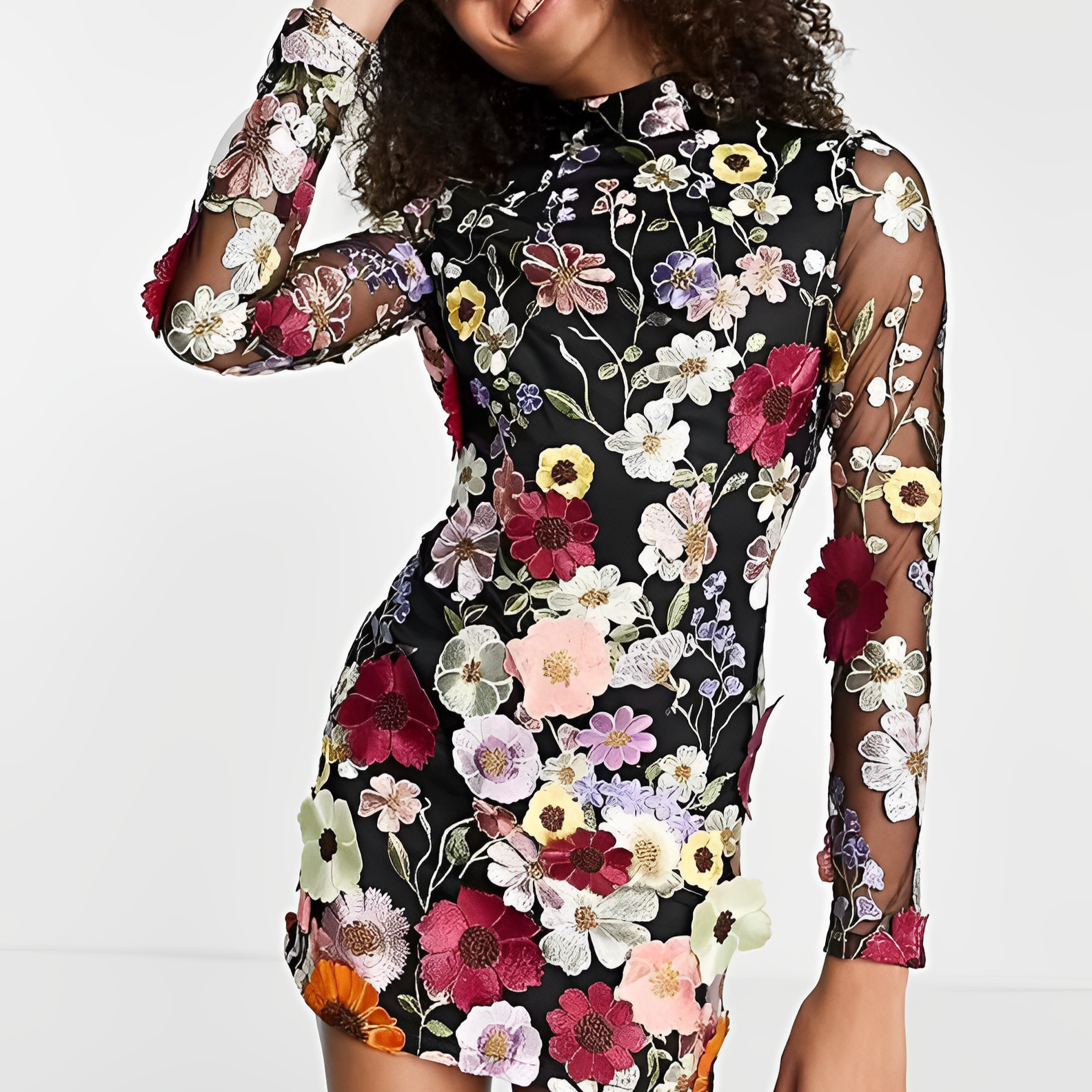 Fora® | Elegant blomma klänning