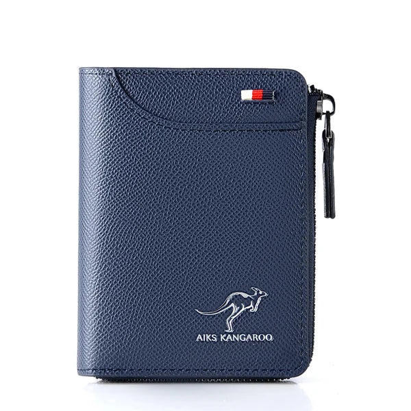 SecureBrand® | Multifunktionell RFID-blockerande plånbok i läder