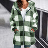 Ladda in bild i Galleri Viewer, Zinnia® | Kvinnors överdimensionerad rutig hoodie