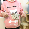 Ladda in bild i Galleri Viewer, KittyPouch® | Kattpåse med huva Sweatshirt